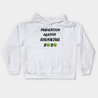 Prevention against Coronavirus 2020 Kids Hoodie